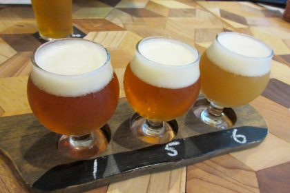 ブリューパブ大曽根で飲んだ３種の飲み比べセット